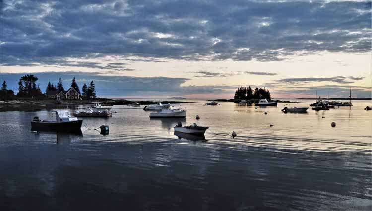 boats on calm water